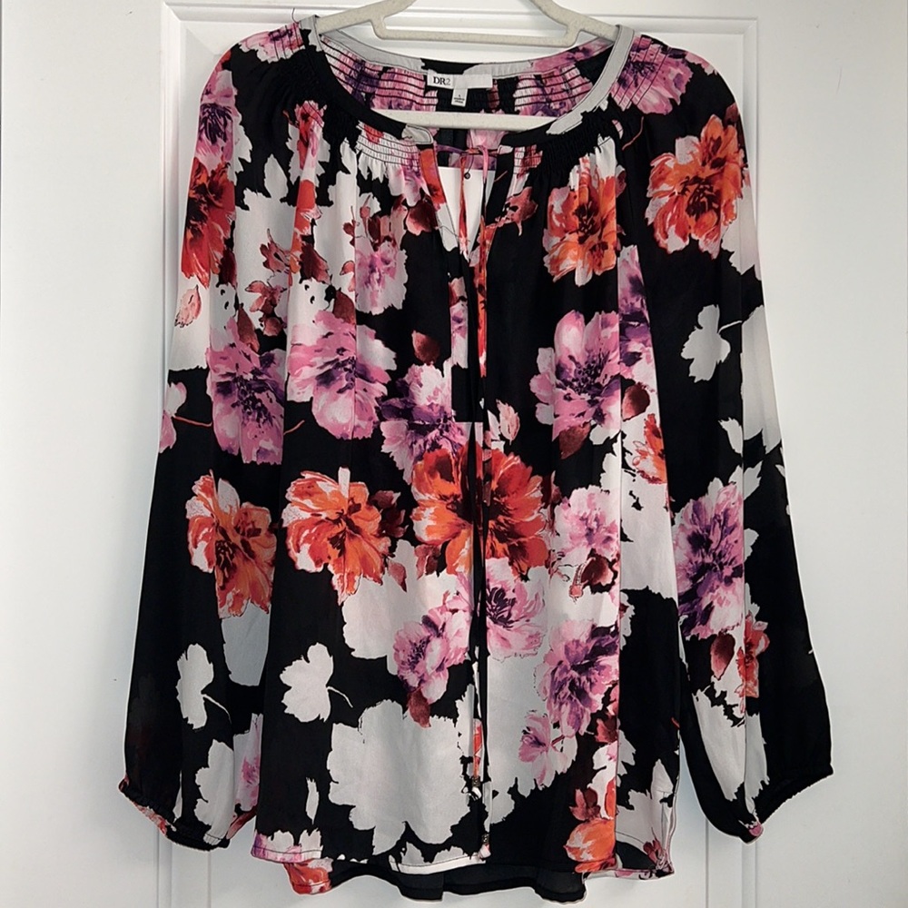Daniel Rainn Multicolor Floral Blouse L